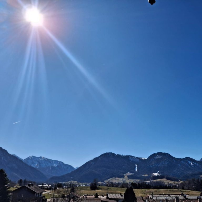 Ausblick von der Ferienwohnung